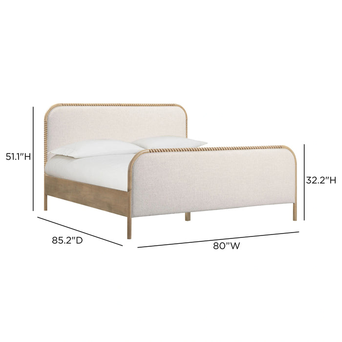 Hatia Basketweave Panel Bed