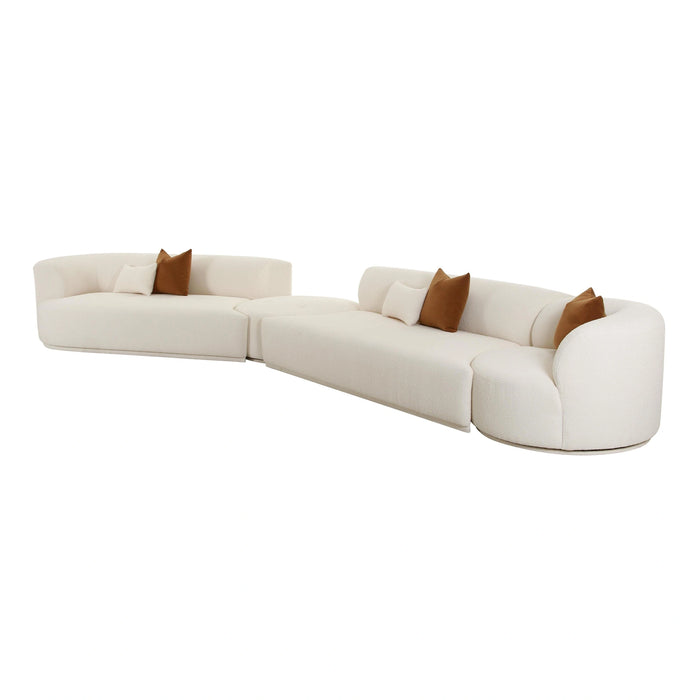 Fickle Cream Boucle Modular Sofa