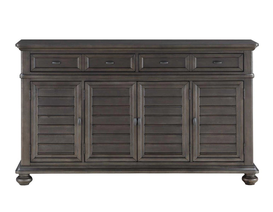 Steve Silver Linnett Server in Slate