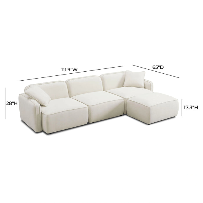 Travie 4-Piece Modular Sectional