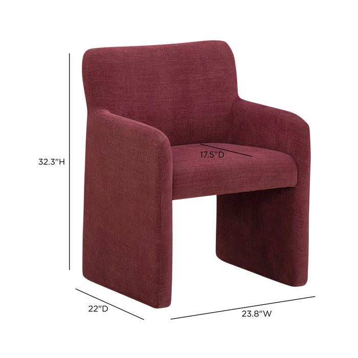 Crawley Performance Linen Chenille Dining Chair