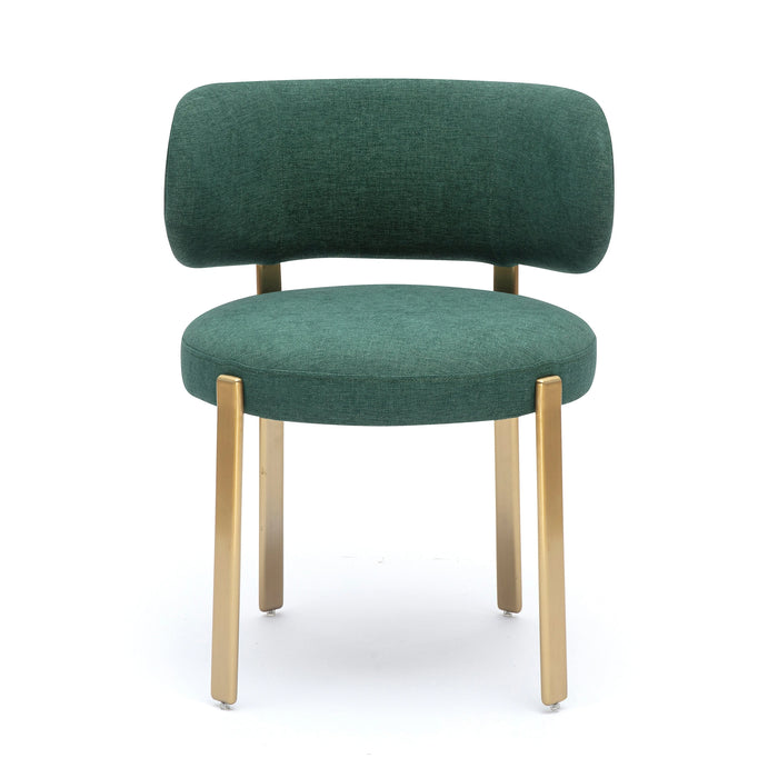 Margaret Cream Performance Linen Dining Chair