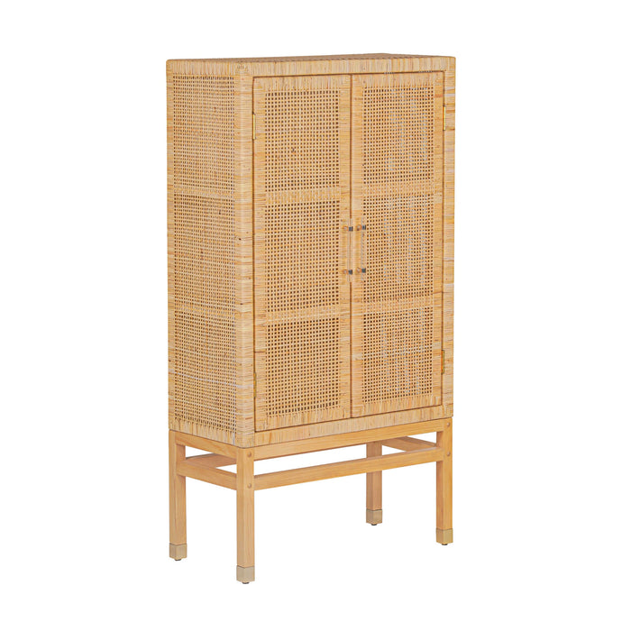 Amara Woven Rattan Cabinet