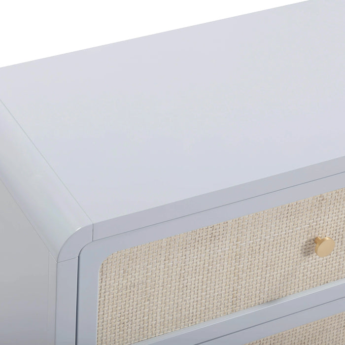 Patty 62" Rattan 6 Drawer Dresser