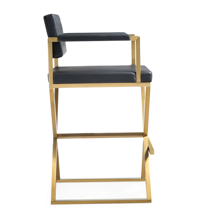 Director Performance Vegan Leather Stool