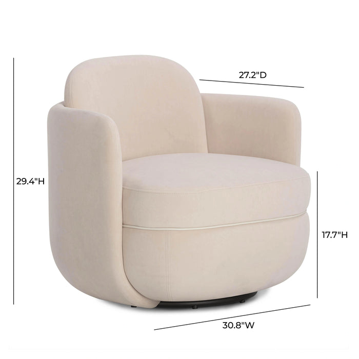 Wolfie Swivel Accent Chair
