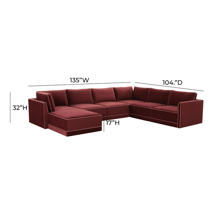 Willow 7-Piece Large Chaise Sectional