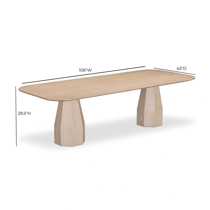 Brocha Ash Wood Dining Table