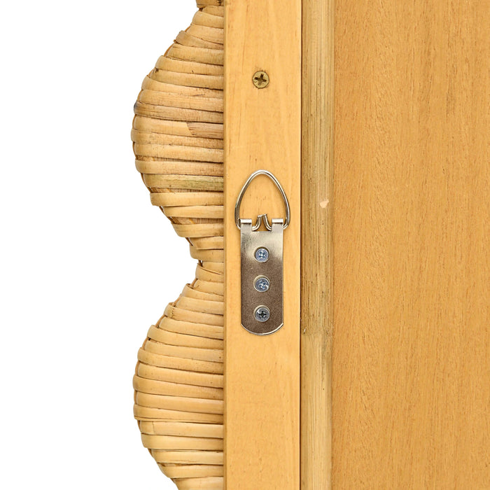 Bama Natural Rattan Wall Mirror