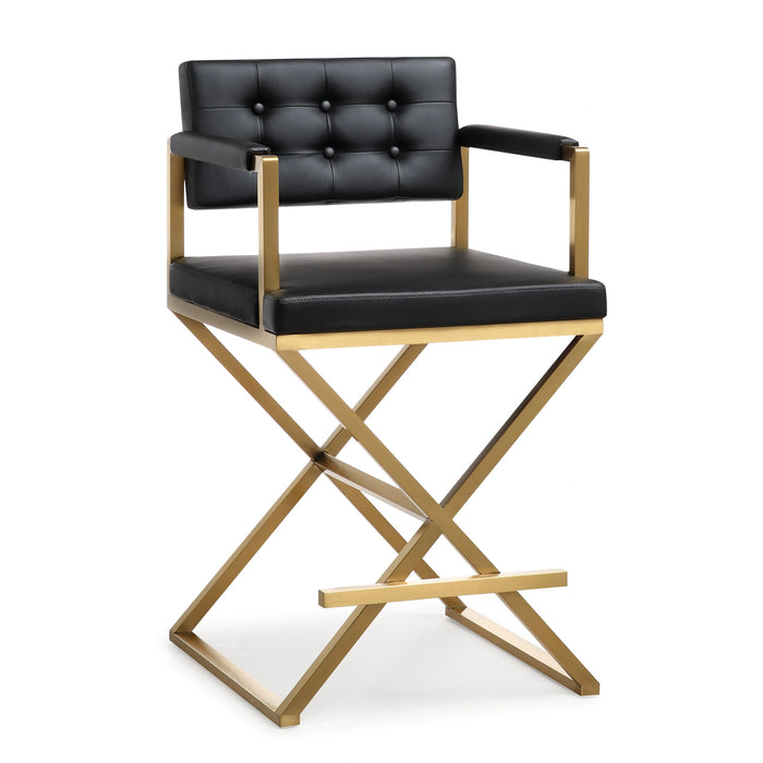 Director Performance Vegan Leather Stool