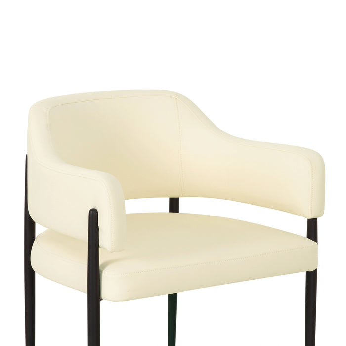 Sezanne Contract-Grade Vegan Leather Dining Chair