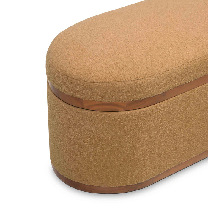Olivier Oval Storage Ottoman