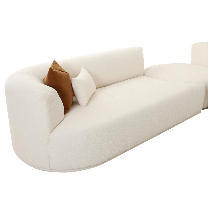 Fickle Cream Boucle Modular Sofa