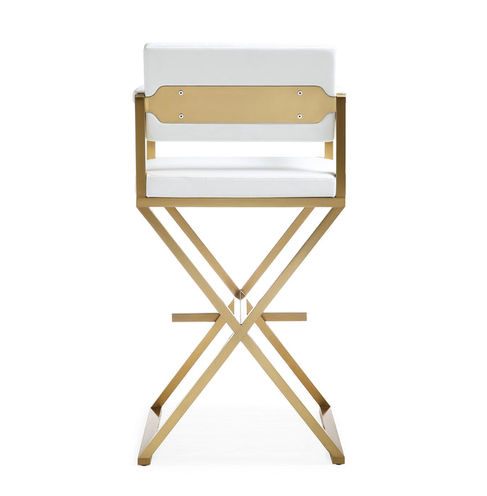 Director Performance Vegan Leather Stool