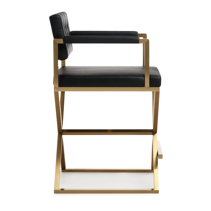 Director Performance Vegan Leather Stool