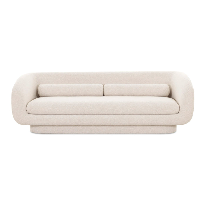 Simone 96" Cream Performance Boucle Sofa