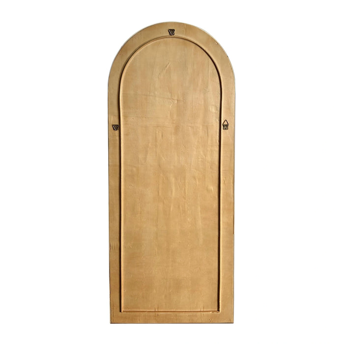 Tanya 70" Rattan Floor Mirror