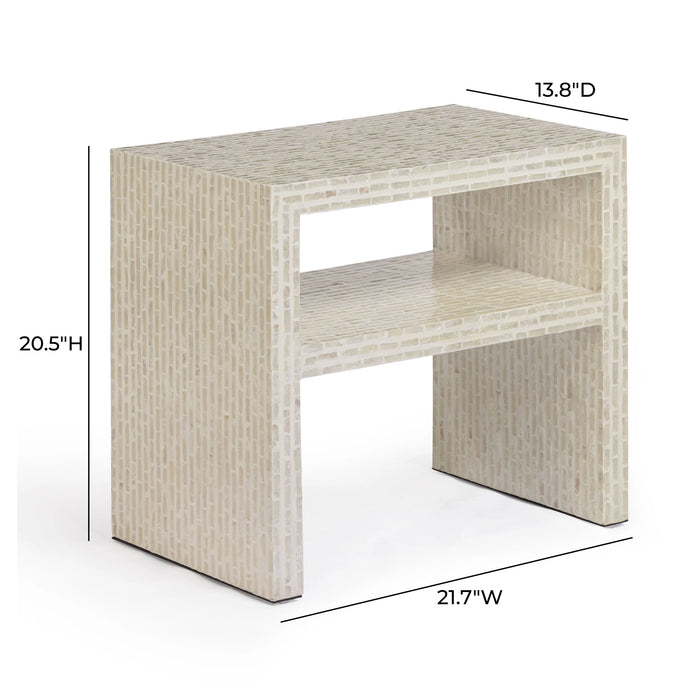 Derry 22" Capiz Shell Nightstand