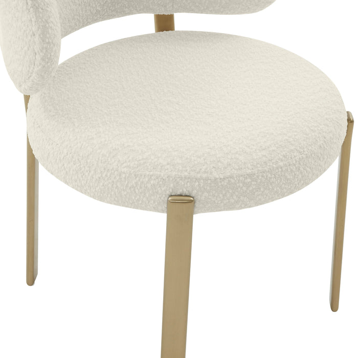 Margaret Cream Performance Linen Dining Chair