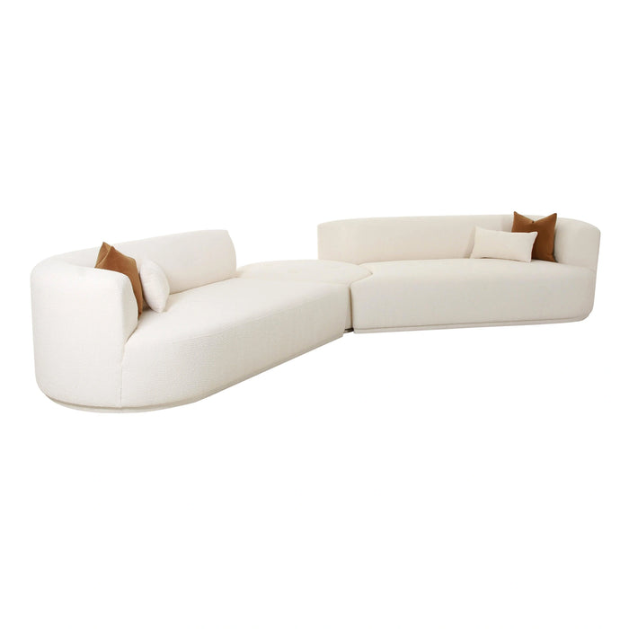 Fickle Cream Boucle Modular Sofa