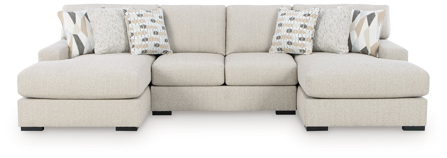Laurelgrove Double Chaise Sectional - MR ZEE FURNITURE