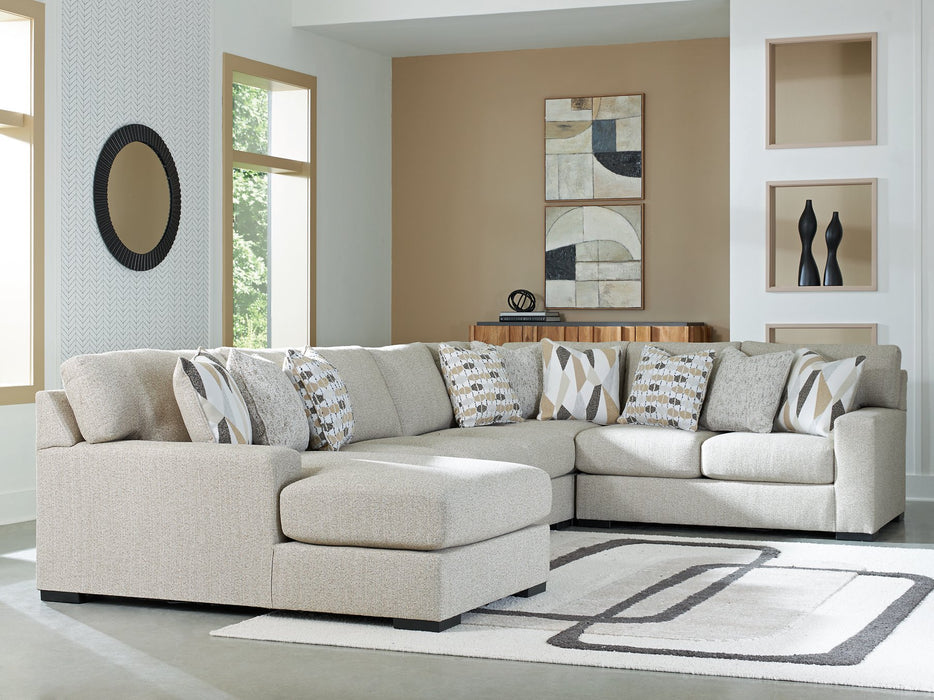 Laurelgrove Sectional with Chaise - MR ZEE FURNITURE
