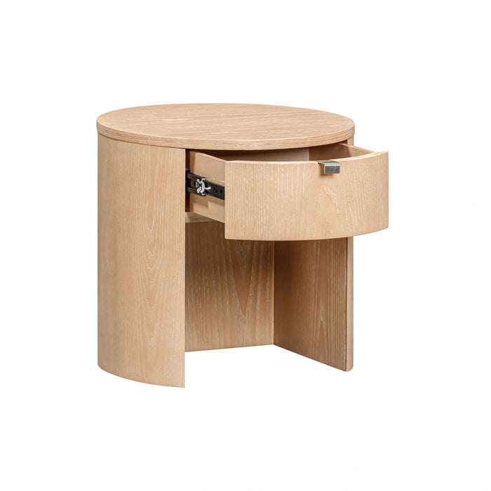 Marlow Wood Nightstand With Drawer