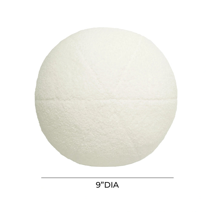 Boba Boucle Ball Throw Pillow (9"-14")