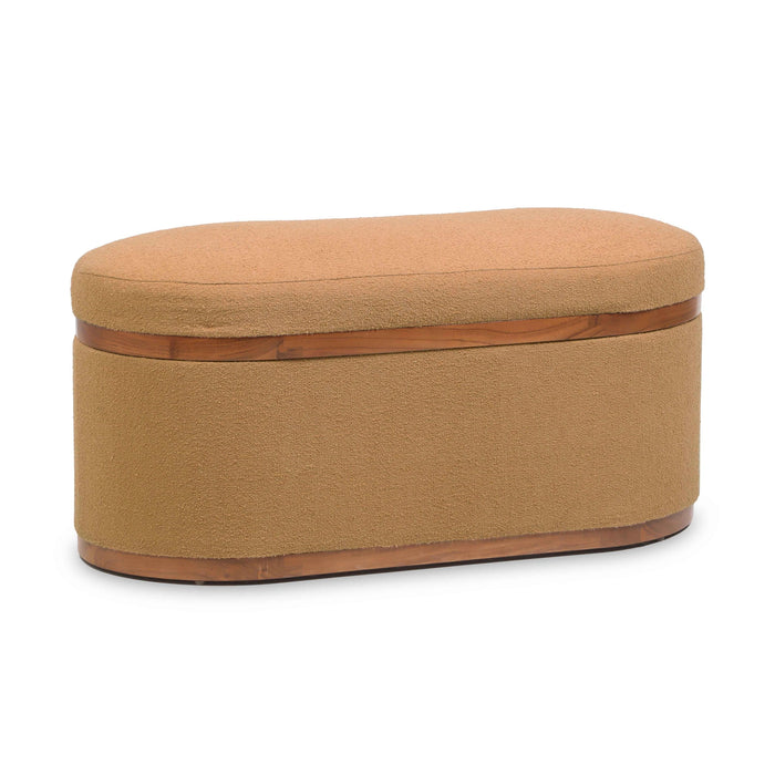 Olivier Oval Storage Ottoman