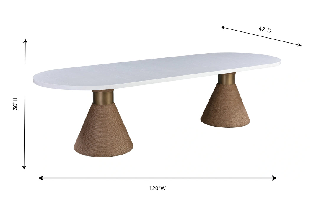 Rishi 120" Rope Dining Table