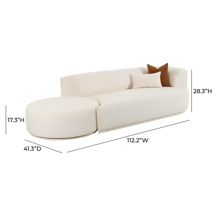 Fickle Cream Boucle Modular Sofa
