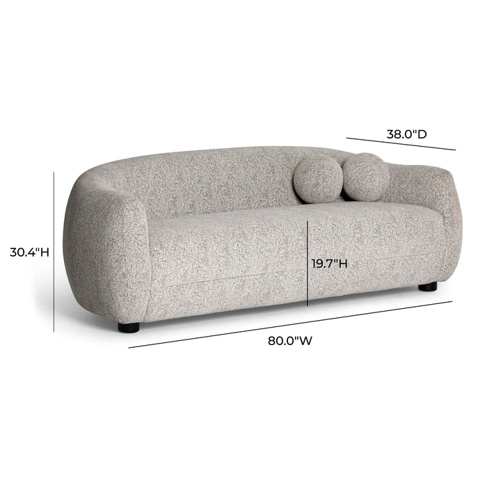 Judy 80" Contract-Grade Boucle Sofa