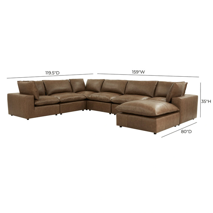Cali 7-Piece Modular Large Chaise Sectional