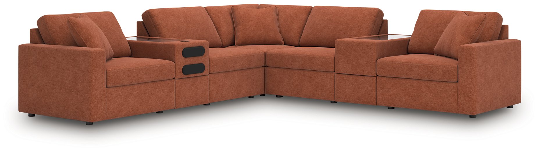 Modmax Balanced Sectional with Audio and Storage Consoles - MR ZEE FURNITURE