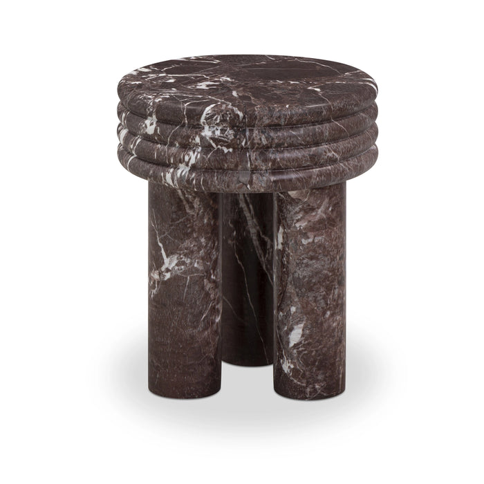 Delta Concrete Indoor/Outdoor Round Side Table