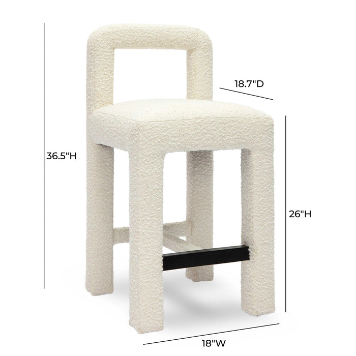 Hazel Performance Boucle Counter Stool