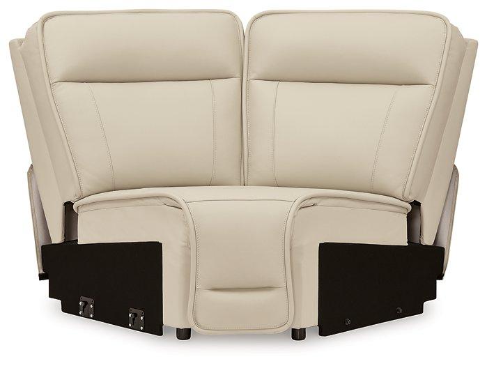 Double Deal Reclining Sectional with Console - MR ZEE FURNITURE