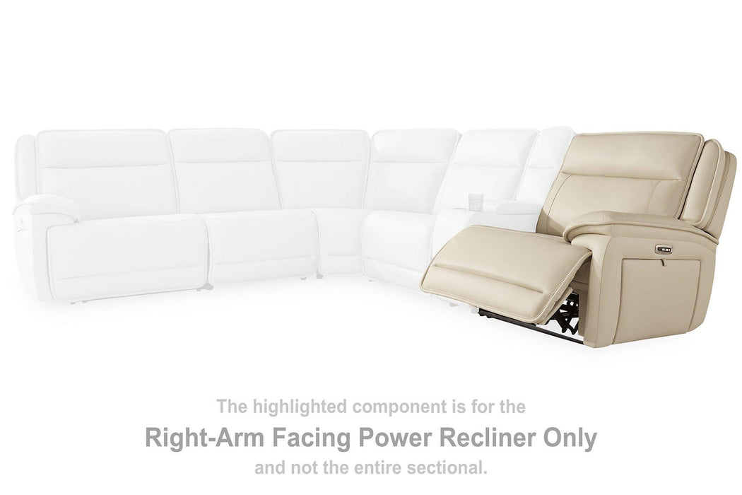 Double Deal Reclining Sectional with Console - MR ZEE FURNITURE