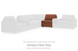 Modmax 5 Piece Sectional with Audio Console - MR ZEE FURNITURE