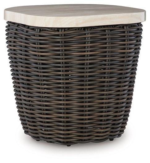 Kimora Outdoor End Table - MR ZEE FURNITURE