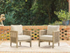 Spooners Cove Outdoor Lounge Chair with Cushion (Set of 2) - MR ZEE FURNITURE