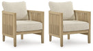 Spooners Cove Outdoor Lounge Chair with Cushion (Set of 2) - MR ZEE FURNITURE