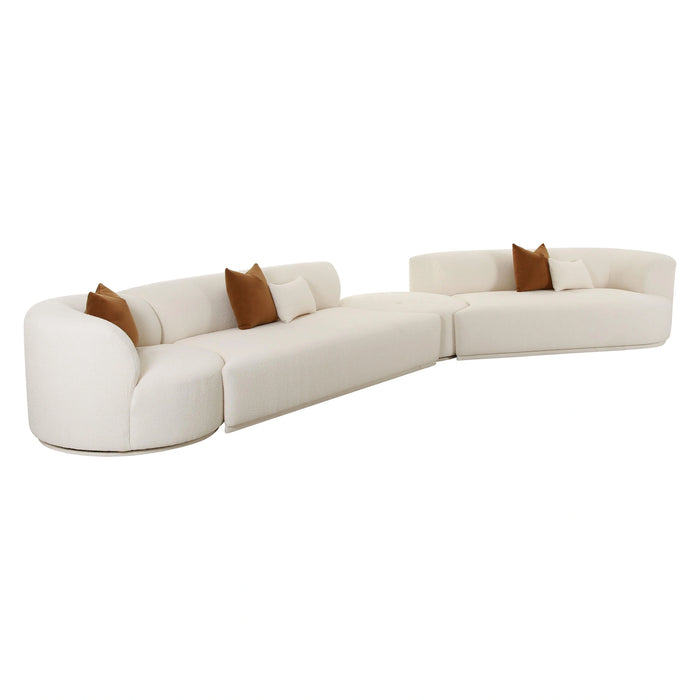 Fickle Cream Boucle Modular Sofa