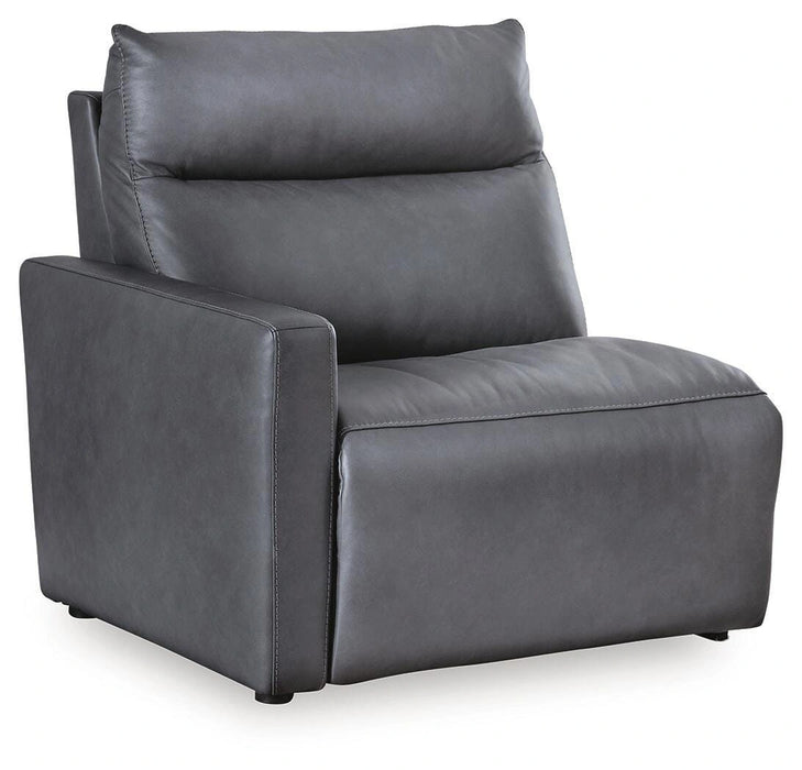 ModZ Power Reclining Sectional Loveseat with Audio Console