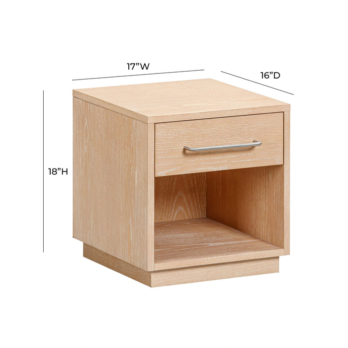 Marlow Wood Nightstand With Drawer