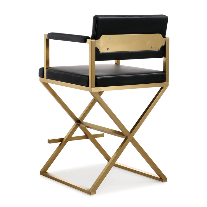 Director Performance Vegan Leather Stool