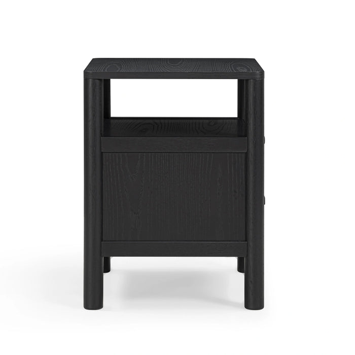 Tyra 22" Ash 2-Drawer Nightstand