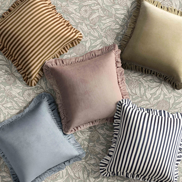 Alessia 20.5" Distressed Velvet Square Throw Pillow