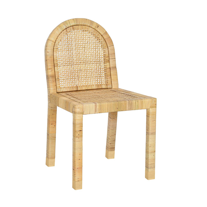 Amara Cream Contract-Grade Linen Dining Chair
