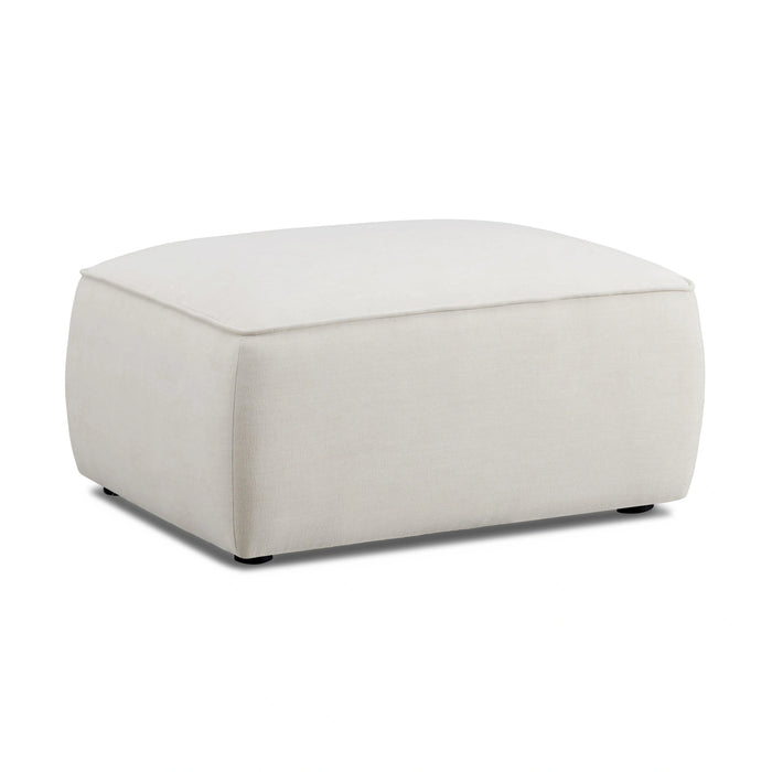 Travie Performance Corduroy Velvet Ottoman